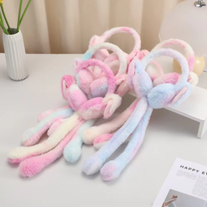 Color Plush Ear Muffs Moving Rabbit Ears Warm Popular Online Style Home Ear Muffs