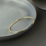 5a Zircon Inlay Bracelet 18k Gold Plated Perfect Jewelry Gift