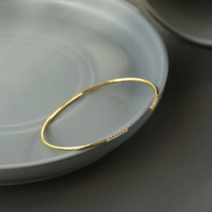 5a Zircon Inlay Bracelet 18k Gold Plated Perfect Jewelry Gift