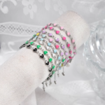 Lovely Heart Shaped Chain Bracelet Stainless Steel Bracelet